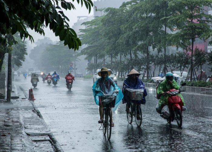 Nửa cuối mùa đông xuất hiện mưa phùn và độ ẩm tăng cao tại vùng đồng bằng Bắc Bộ