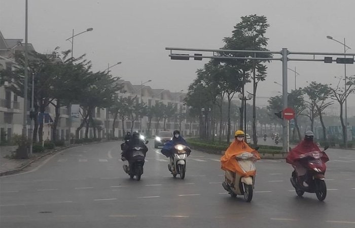 Độ ẩm không khí tuyệt đối có thể gây mưa và lạnh 