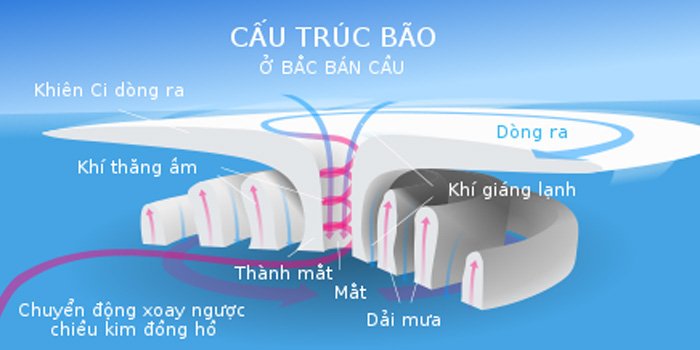 Cấu trúc của một cơn bão