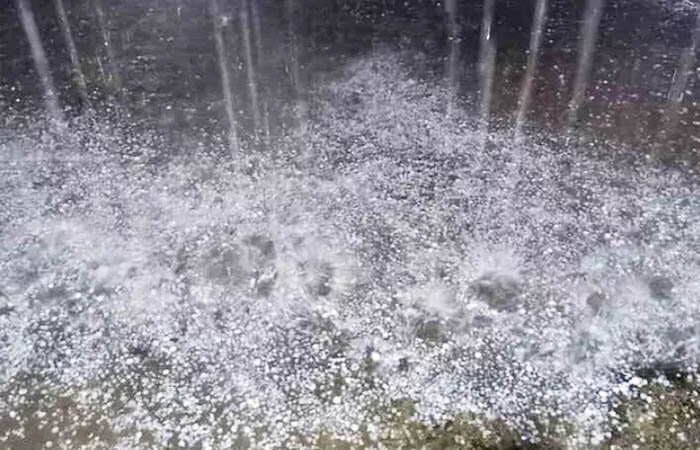 Mưa đá là một hiện tượng khí tượng đặc biệt