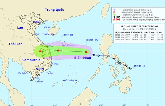 Tháng 9 đến tháng 12 hàng năm ở miền Trung cũng là thời điểm của những cơn bão