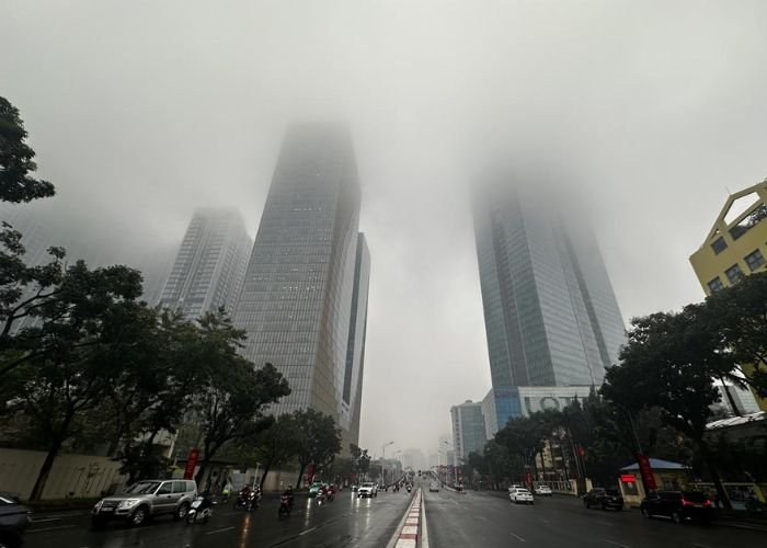 Cơ chế hình thành mưa phùn liên quan đến sự tương tác giữa các khối khí và độ ẩm trong khí quyển