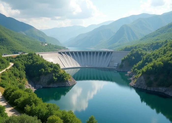 Năng lượng thủy điện là dạng năng lượng được tạo ra bằng cách khai thác sức mạnh cơ học của dòng nước