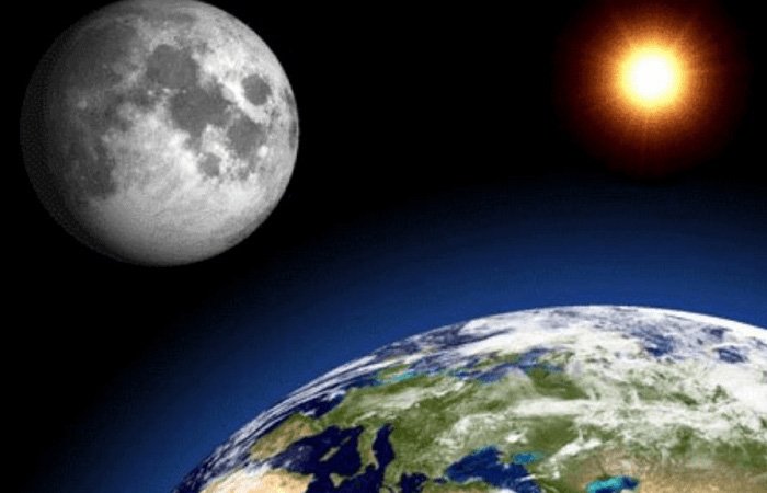 Thuỷ triều xuất hiện do lực hấp dẫn và lực ly tâm