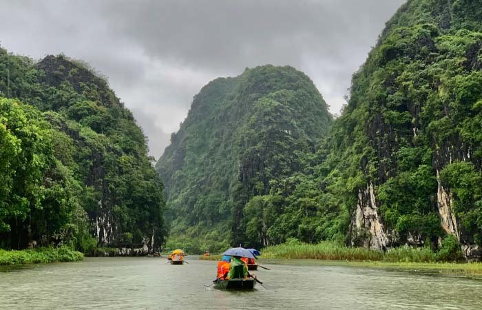 Lượng mưa trung bình năm tại Ninh Bình khá cao