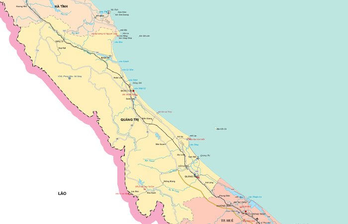 Vị trí địa lý của Quảng Trị