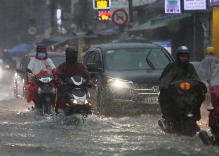 Mùa mưa ở miền Nam bắt đầu từ tháng 5 đến hết tháng 11