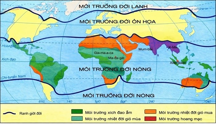 Việt Nam nằm hoàn toàn trong đới khí hậu nhiệt đới của bán cầu Bắc